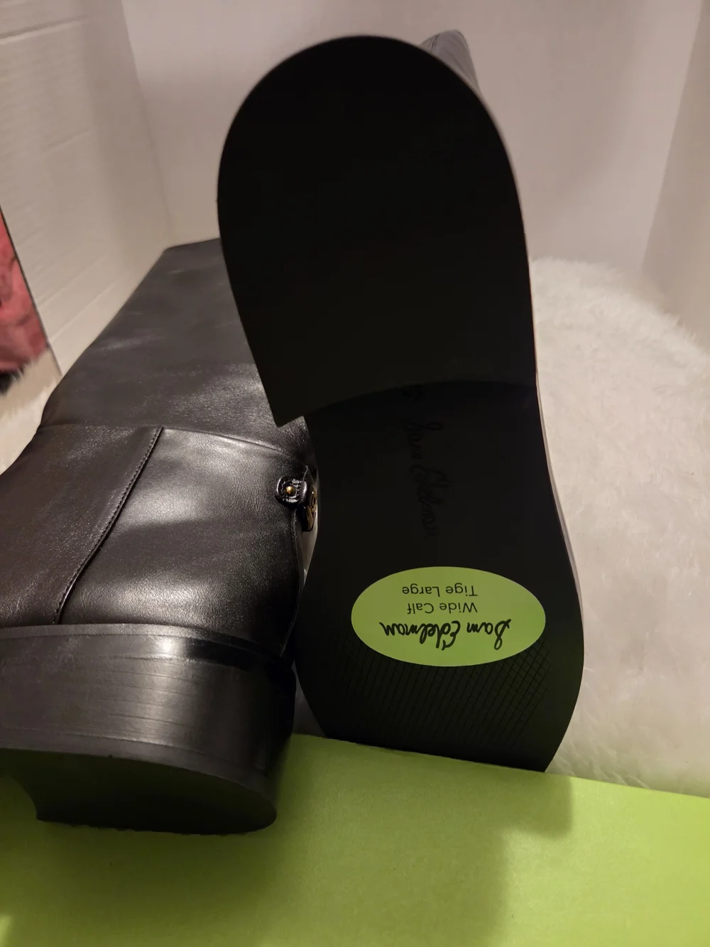 Sam Edelman Black Leather Boots